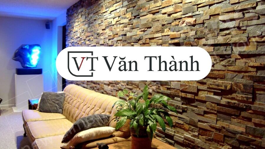 Phối màu linh hoạt với đá ốp tự nhiên ốp tường Văn Thành